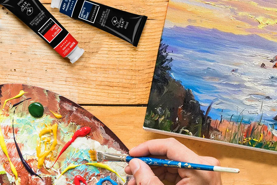 What are the three rules of oil painting?
