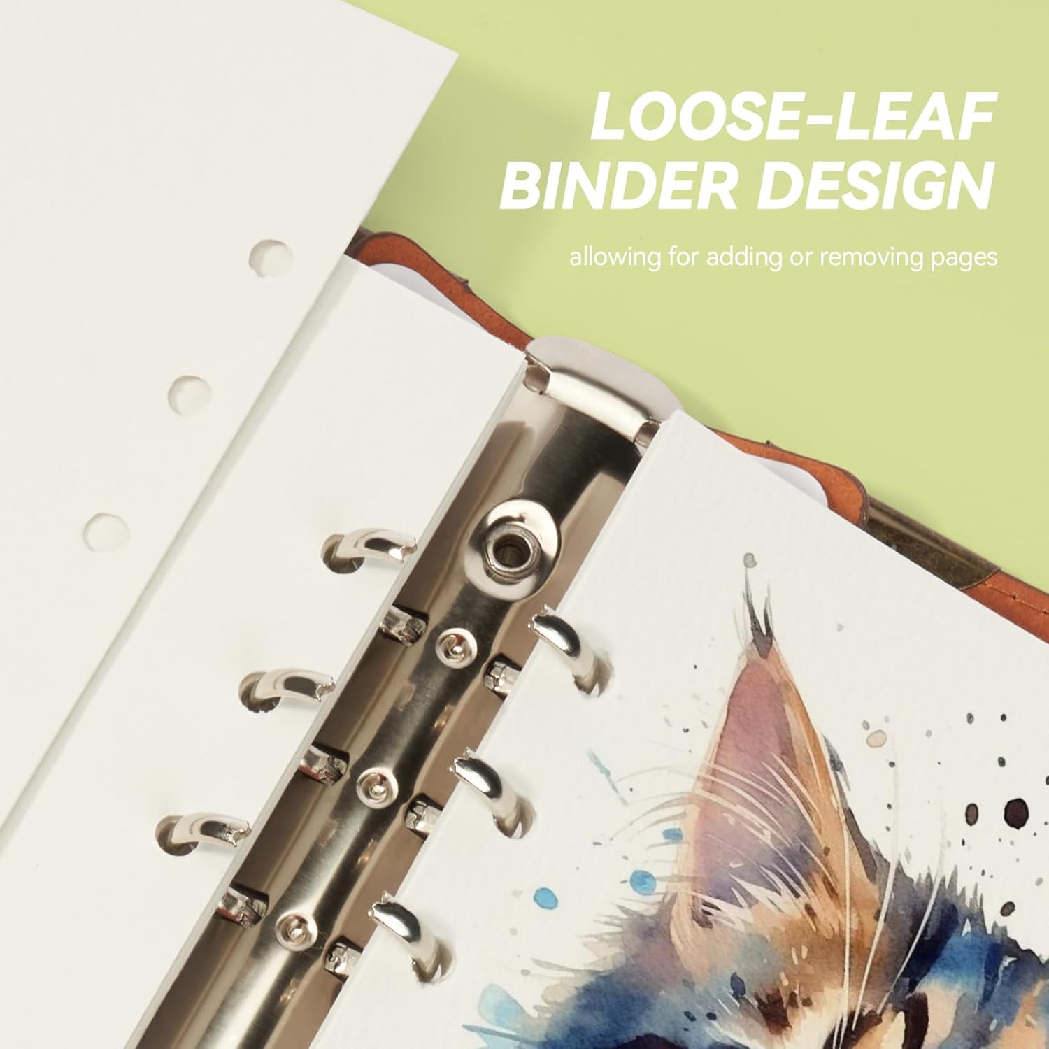 Lightwish Watercolor Sketchbook,100% Cotton Acid Free Watercolor Journal,300gsm/140lb Hot Press Watercolor Paper for Artists,Adults,Students,2