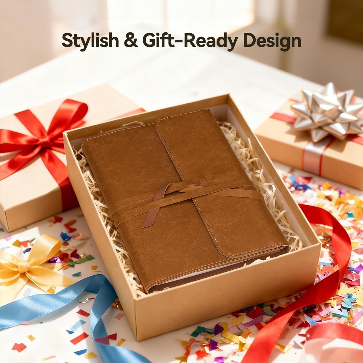 LIGHTWISH Watercolor Pad - A5 20 Sheets 100% Cotton 300GSM Cold Press Paper | Detachable with Backing Board | All-in-One Travel Watercolor Journal with Brush Holders & Storage Pockets