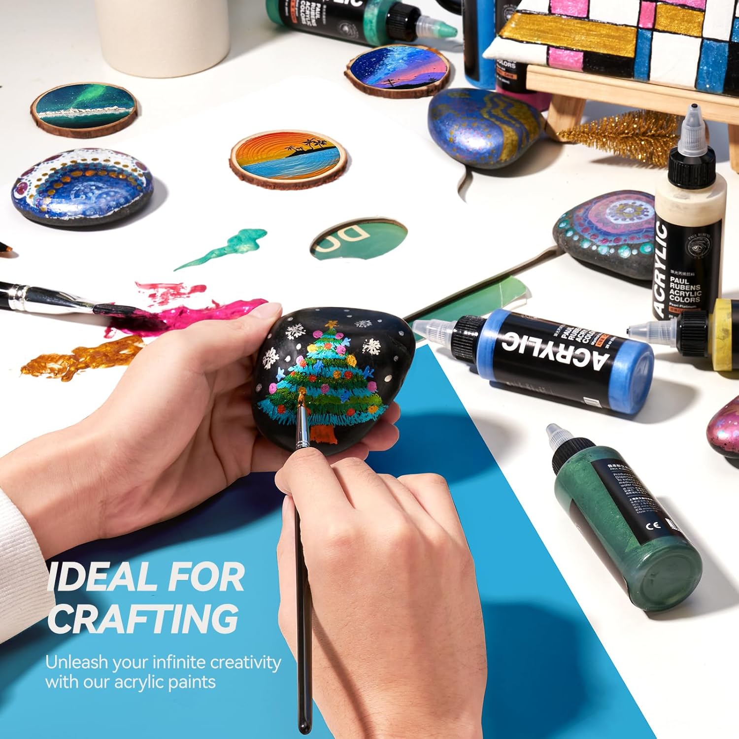 PAUL RUBENS Rubens Acrylic Paint Pearlescent 12 Colors 60ML