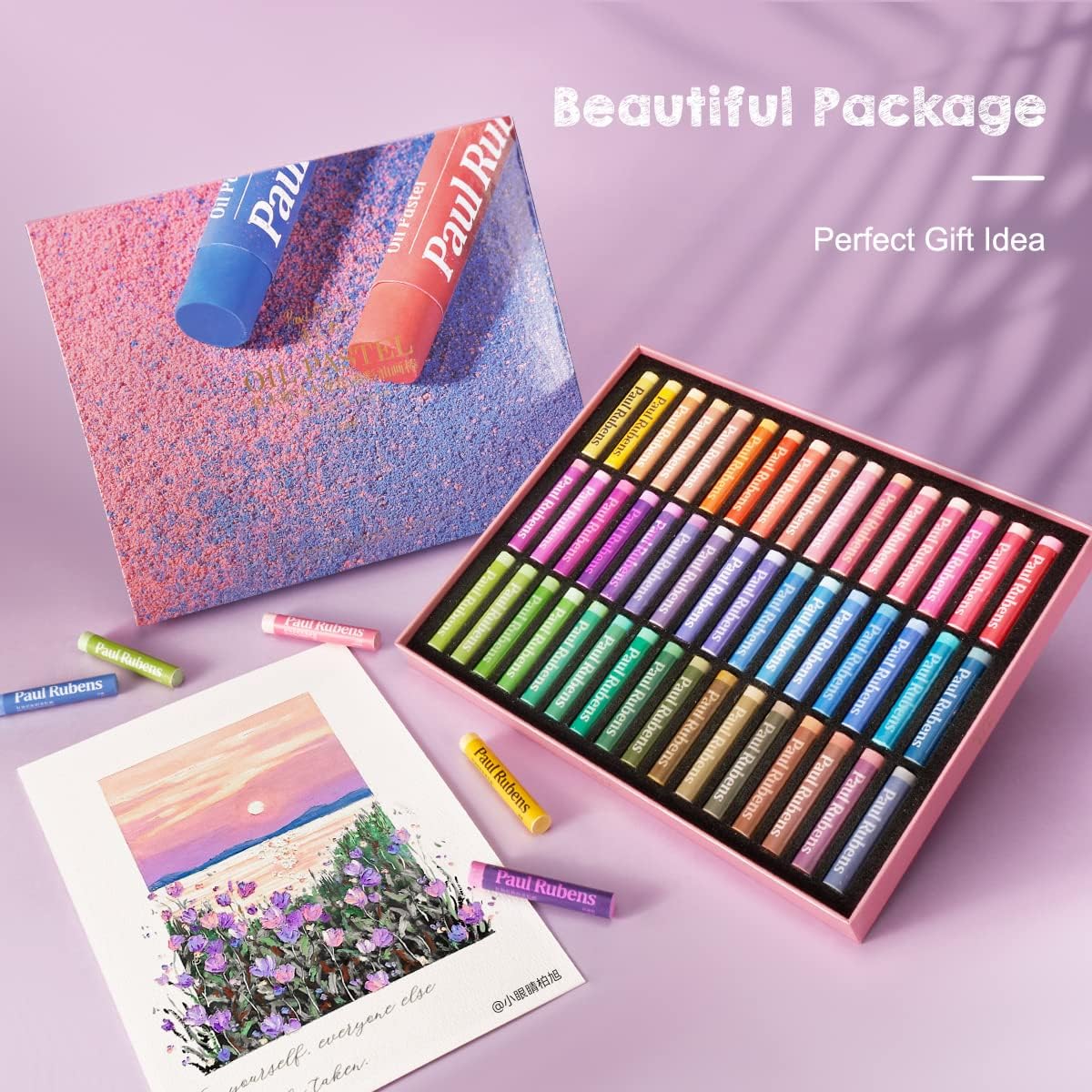 Paul Rubens 48 Macaron Colors Soft Oil Pastels