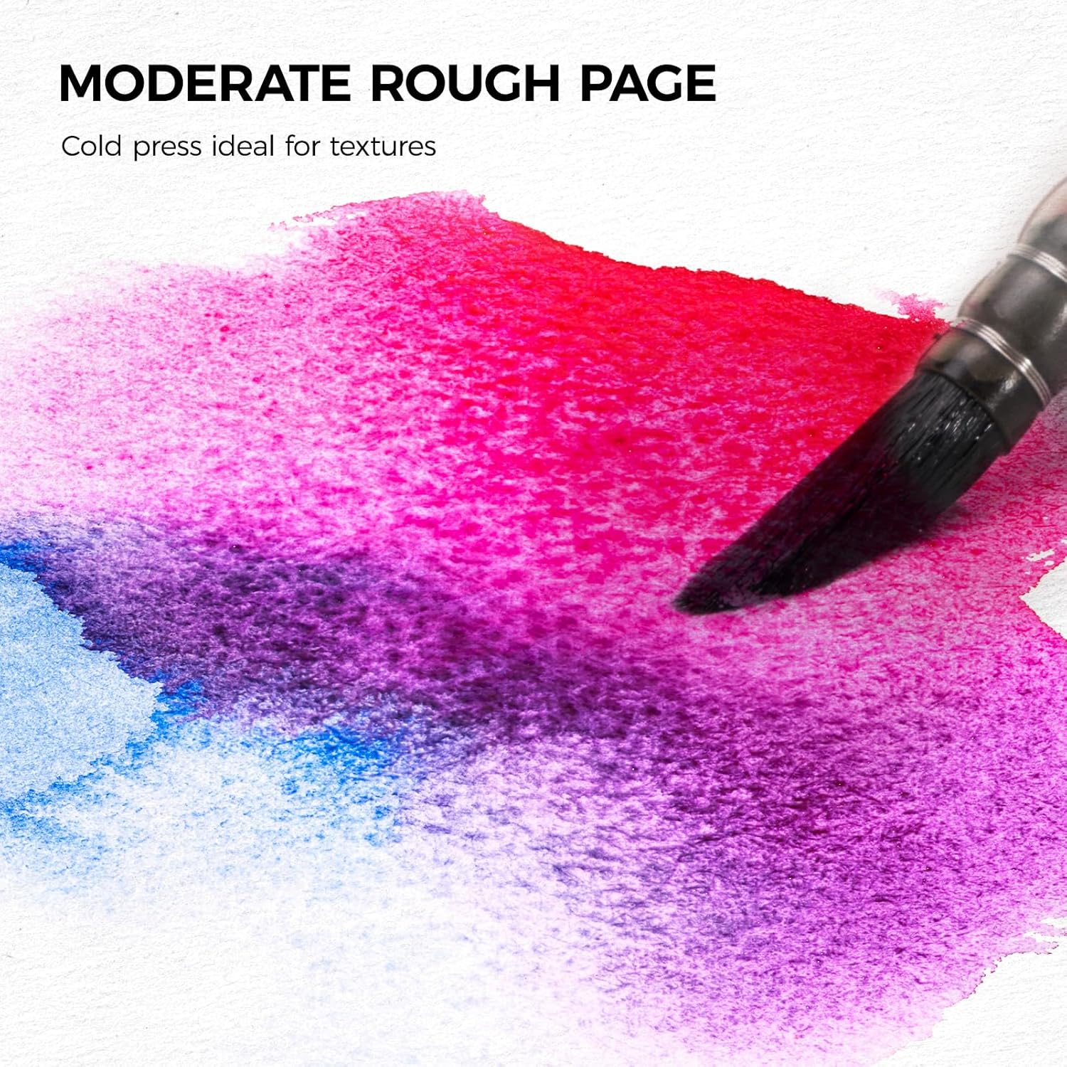 Watercolor Sketchbook,8.2 x 5.5 inch,20 Sheets Cold Press 100% Cotton 300 GSM 140lb,A5 Watercolor Paper for Art Painting, Drawing, Mixed Media