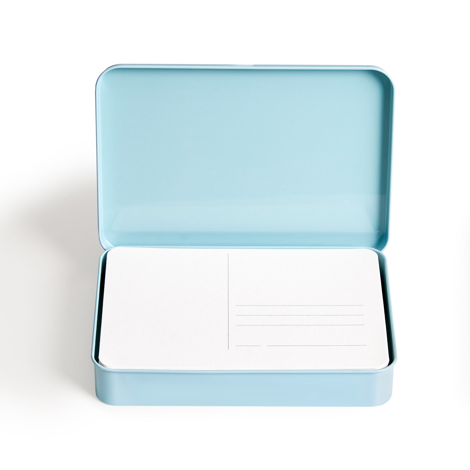 POTENTATE Watercolor paper postcards loose-leaf tin box 24 sheets fine grain 300g cotton