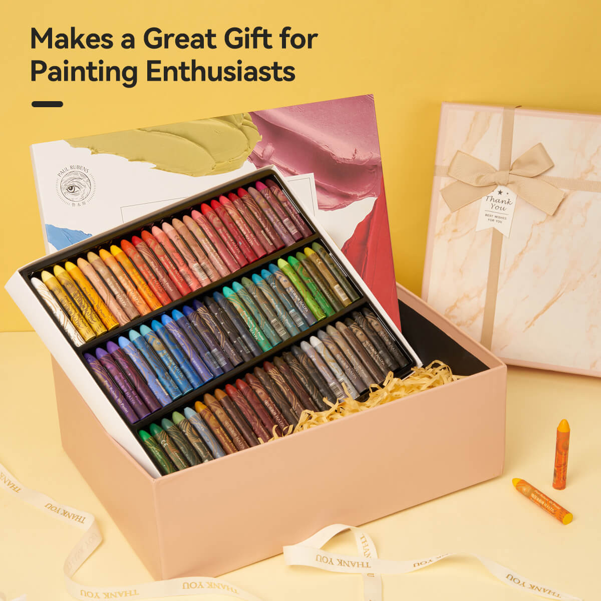 Paul Rubens Ölpastelle Set, 72 Farben HAIYA Artist Soft Ölpastelle