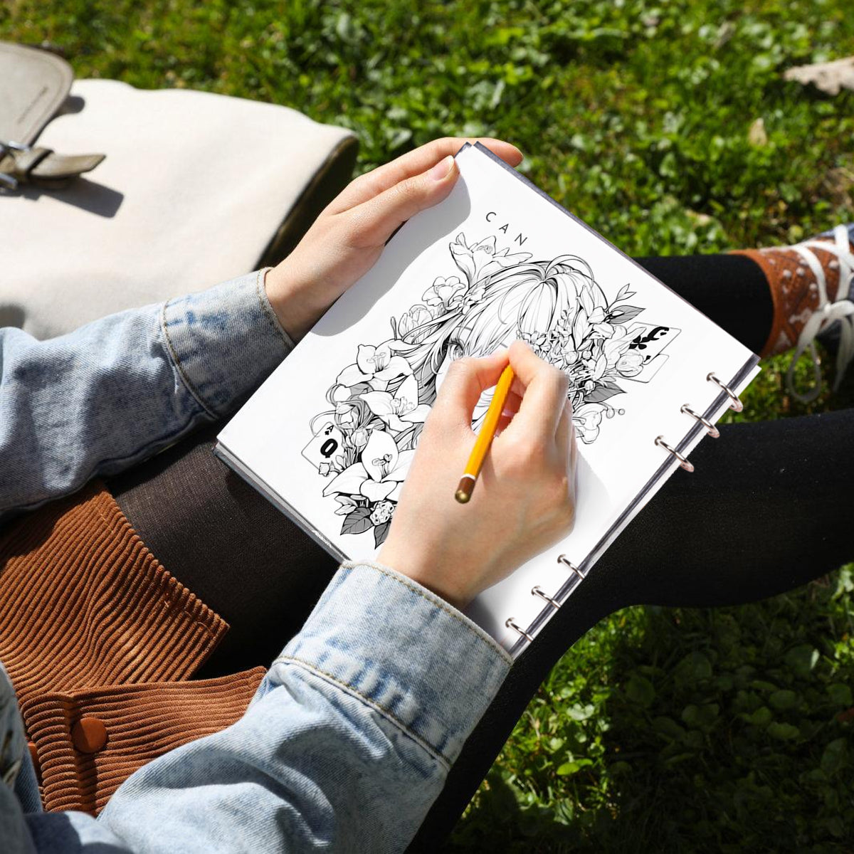 POTENTATE Zunjue Zunjue Notebook Cotton 19*19 Medium Grain 300g Dark Gray 20 Sheets