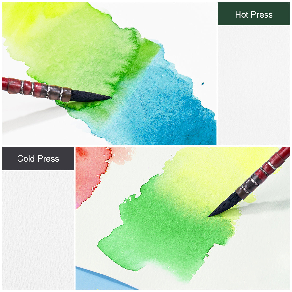 POTENTATE Zunjue Zunjue Notebook Cotton 19*19 Medium Grain 300g Dark Gray 20 Sheets