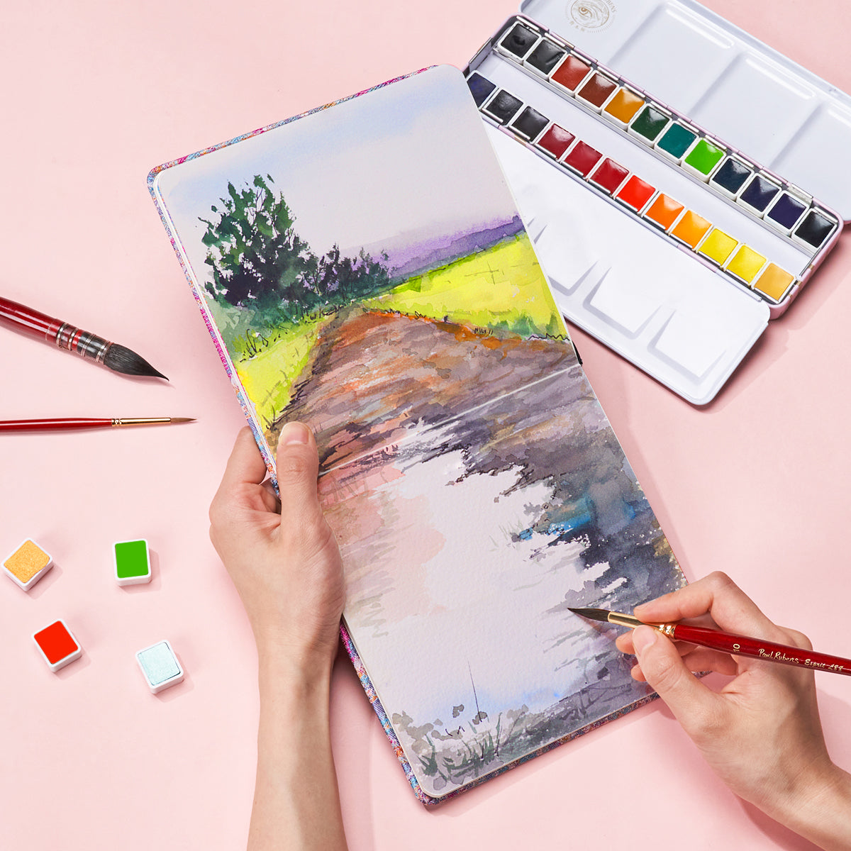 POTENTATE Zunjue Zunjue Notebook Cotton 300g Medium Thick (16*16) 24 Sheets