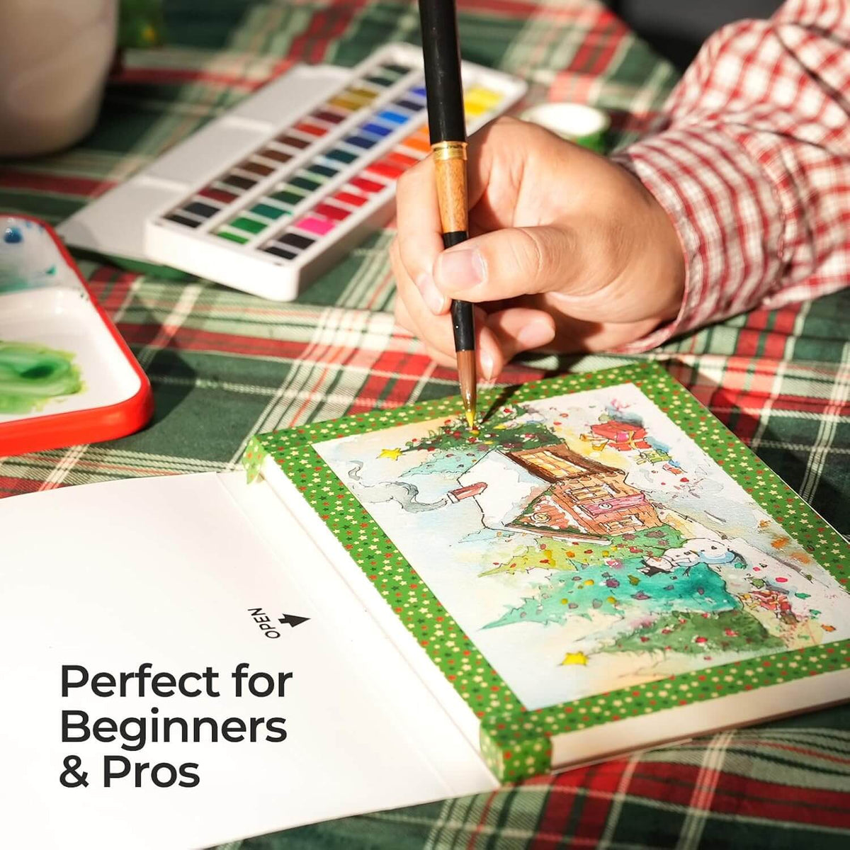 Lightwish Christmas Edition 39 Colors Solid Watercolor Set