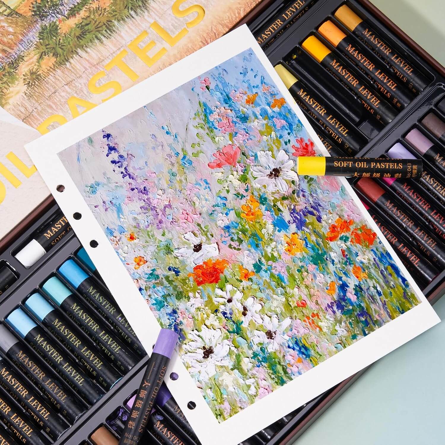 LIGHTWISH Professional Soft Oil Pastels Collection(48 / 77 / 100 Colors)