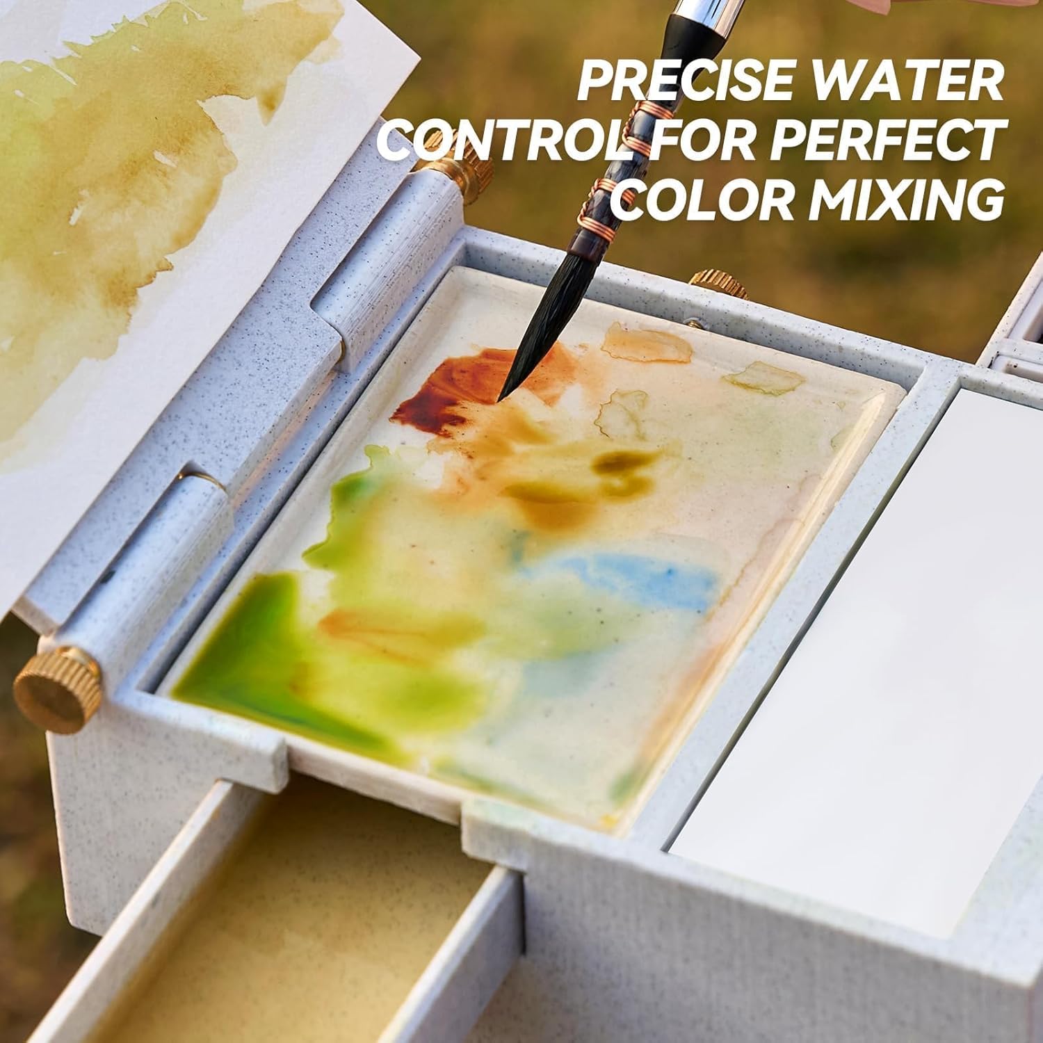 LIGHTWISH Plein Air Watercolor Kit – 24 Empty Pans