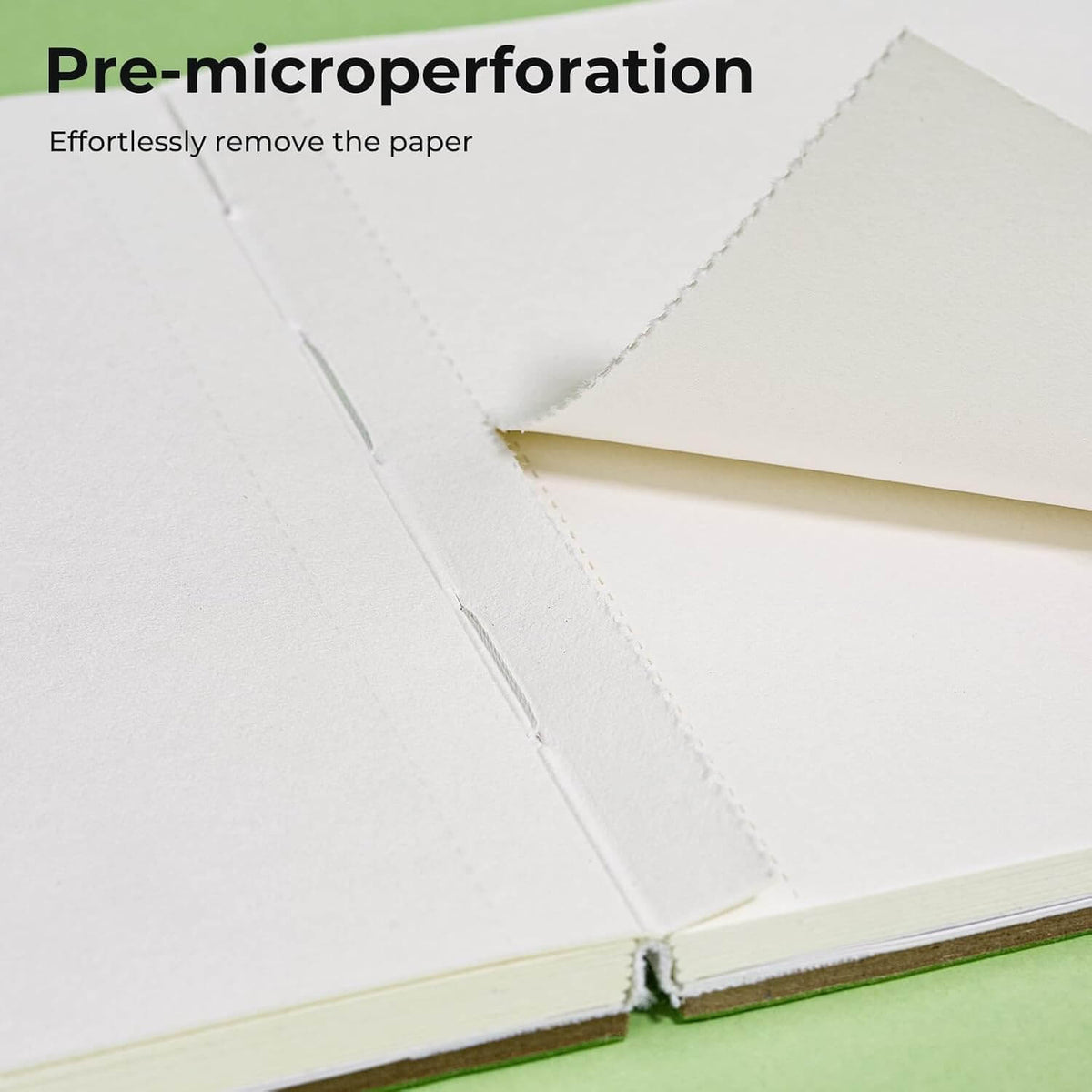 Lightwish 3.9 x 3.9 Square Watercolor Journal – 100% Cotton Hot Press Paper (300GSM, 20 Sheets)