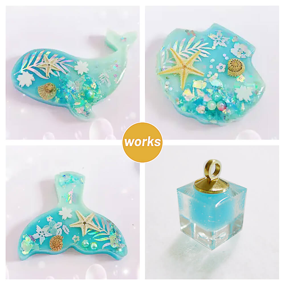 Lightwish Epoxy Resin Pigment 10 Colors, Dye Liquid for Resin Coloring, Macaron/Highly Translucent Colors