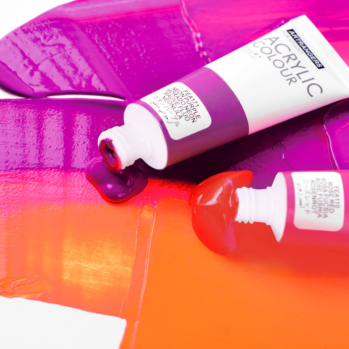 Lightwish Acrylic Paint Set Large Glitter Color