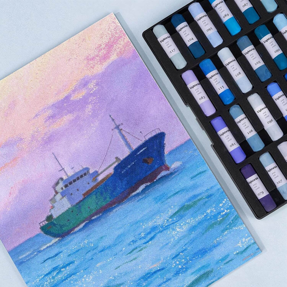 Lightwish 24 Blue Tones Color Soft Pastel Set