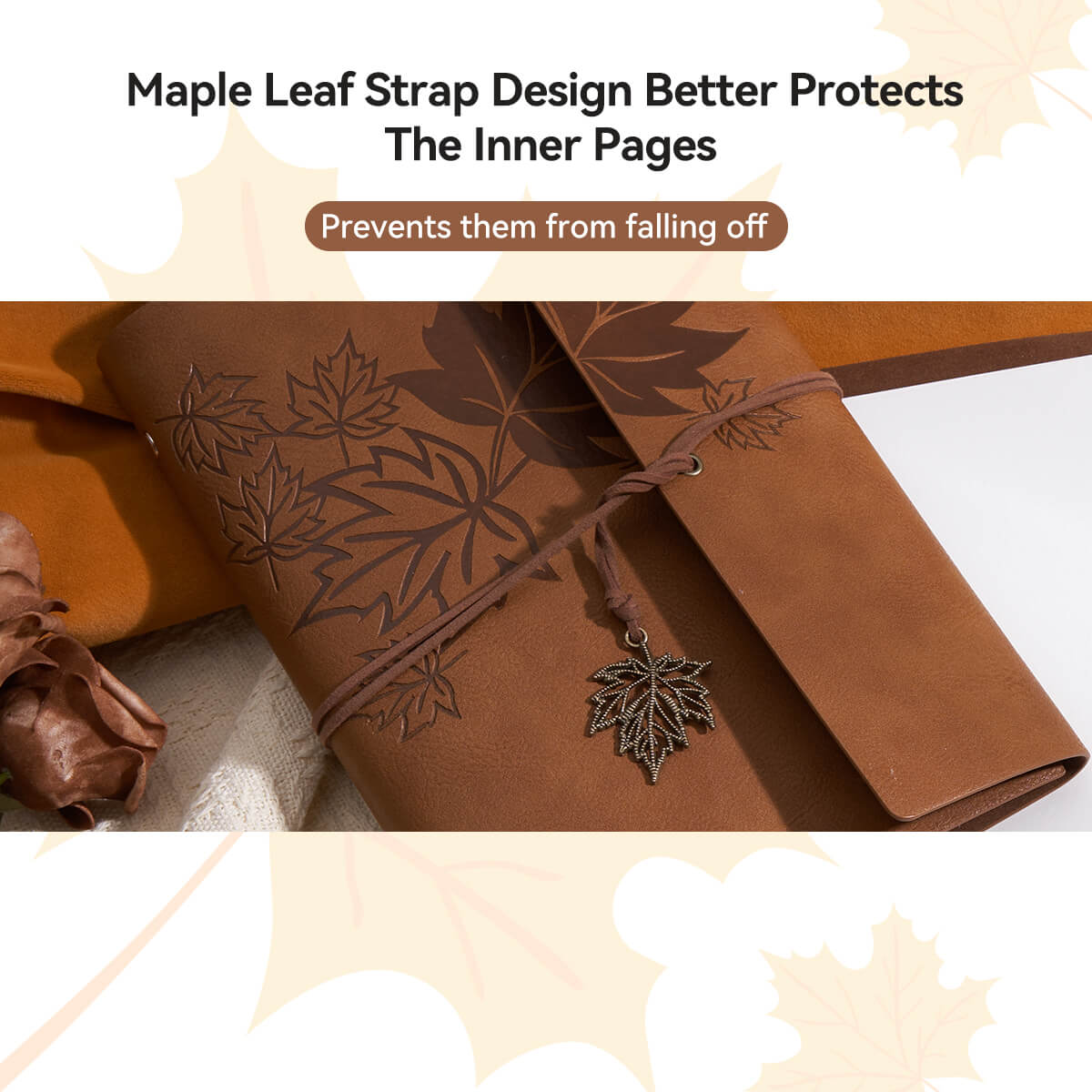 Lightwish Watercolor Retro Sketchbook, 100% Cotton Acid-free Journal, Hot Press Watercolor Paper, Light Brown