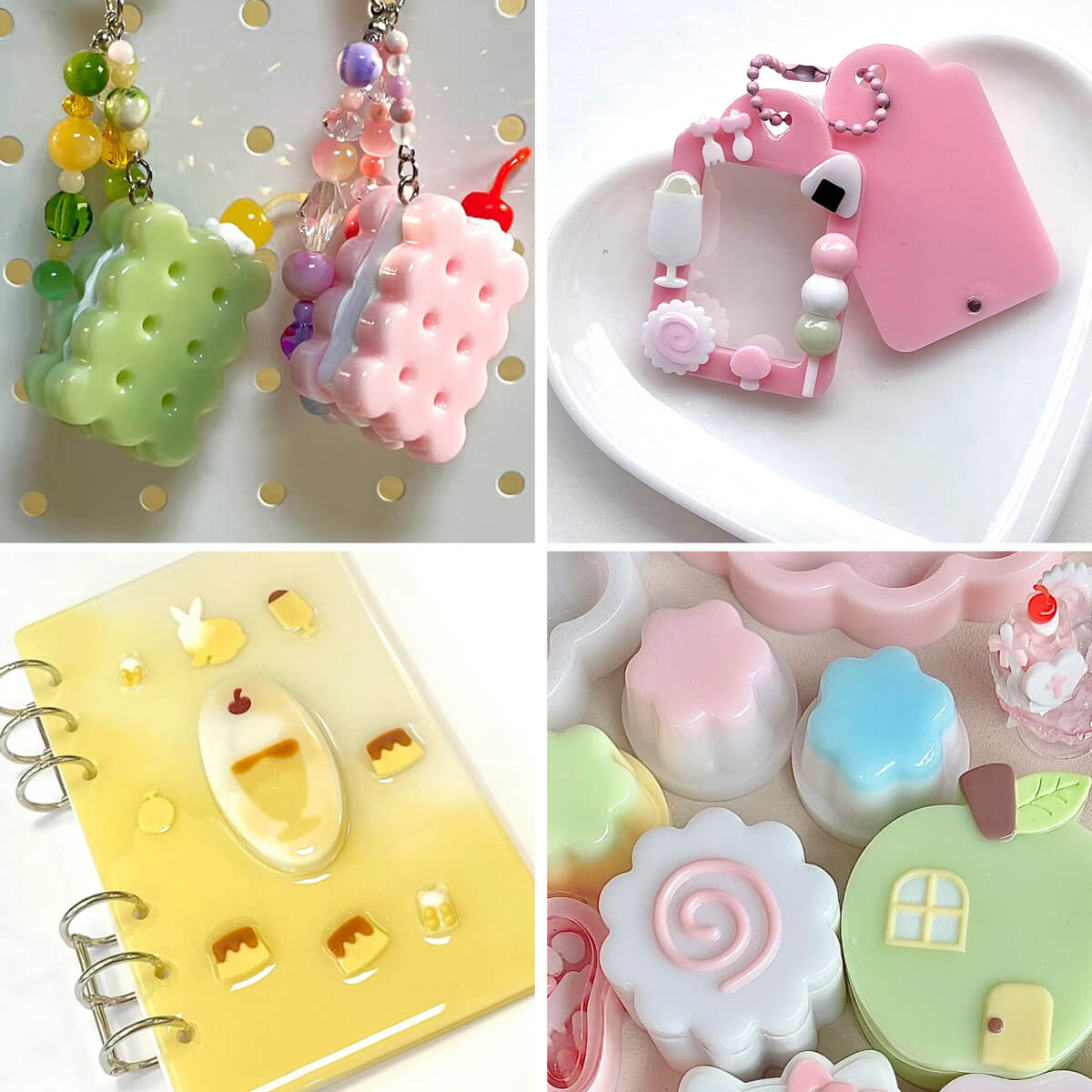 Lightwish Colored UV Resins, Macaron 8-color Resins Set