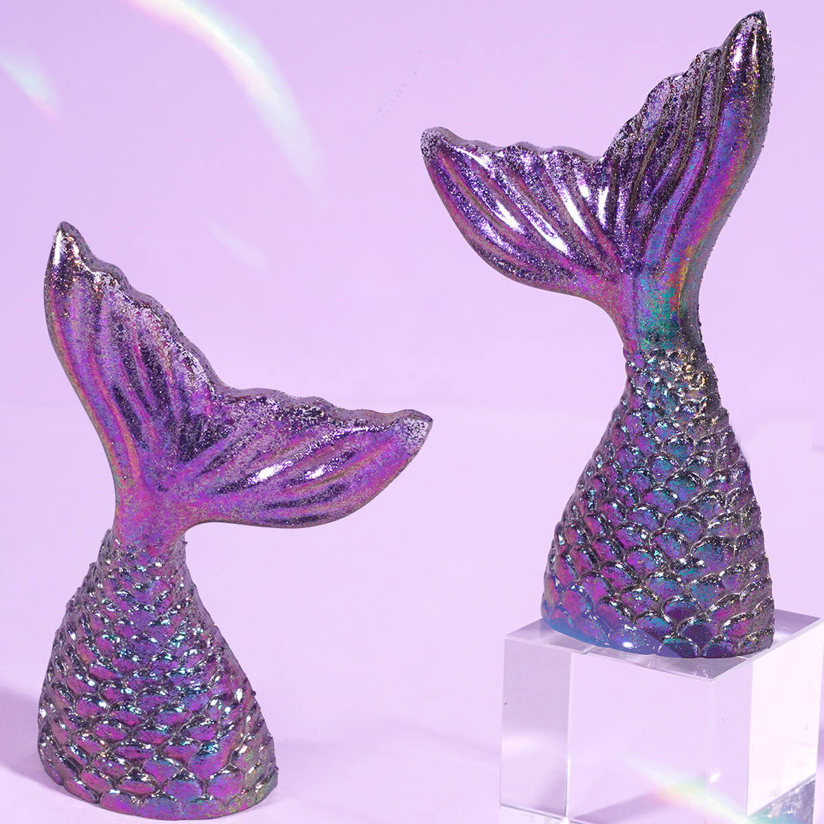 Lightwish Colored UV Resins, Diamond Glitter 8 Colors UV Resin Kit A