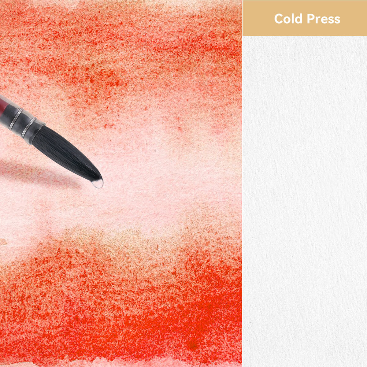 Lightwish 100% Cotton Acid Free Watercolor Journal/Sketchbook,300gsm/140lb, Cold & Hot Press Watercolor Paper,20 Sheets,9.25 * 6.3 Inches