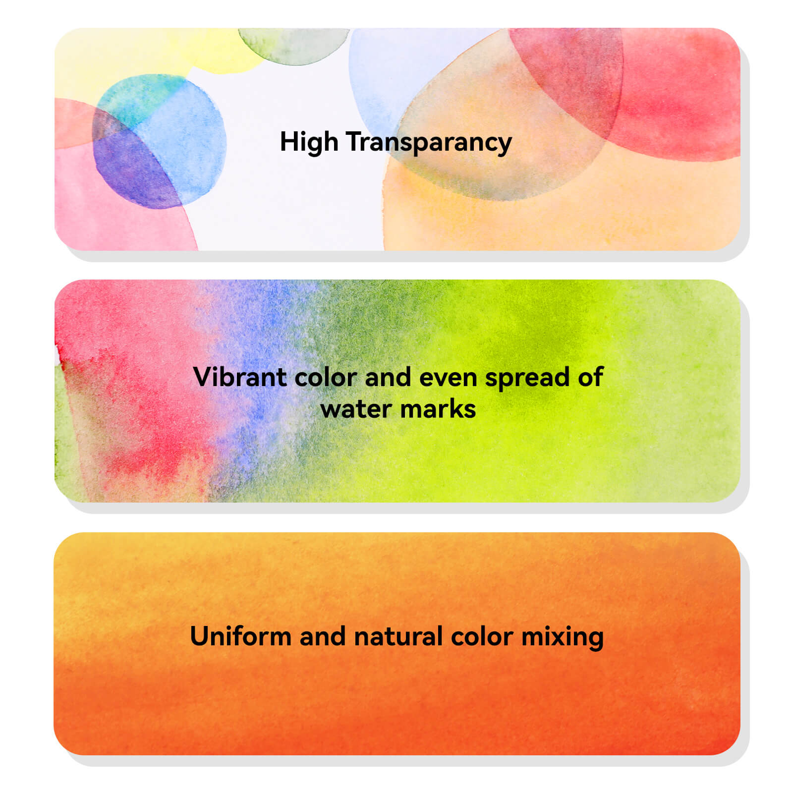 Paul Rubens Professional Watercolor Paint Set, 24 Vibrant Colors in Portable Tin Box(Black and Gold)