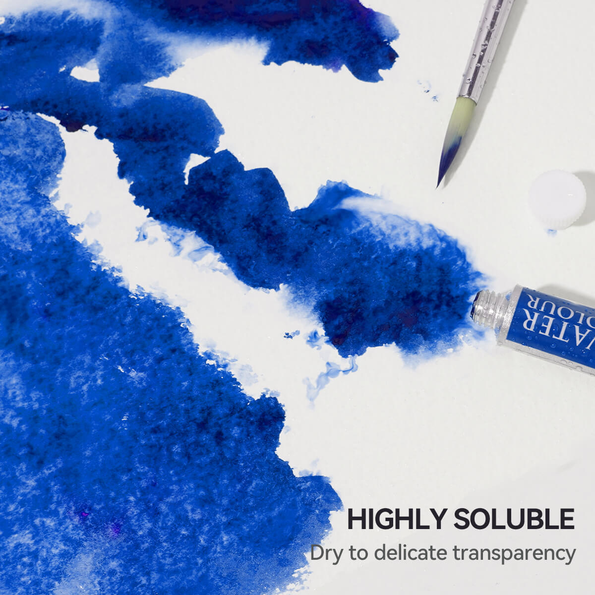 LIGHTWISH Marie's Masters Ensemble de tubes de peinture aquarelle professionnelle 24 couleurs