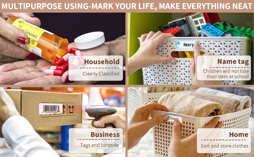 LIGHTWISH B18 Wireless Thermal Transfer Label Printer