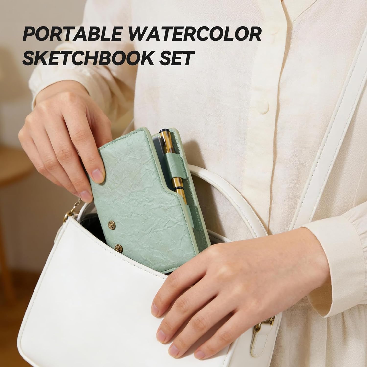 Portable Watercolor Sketchbook for Painting On the Go