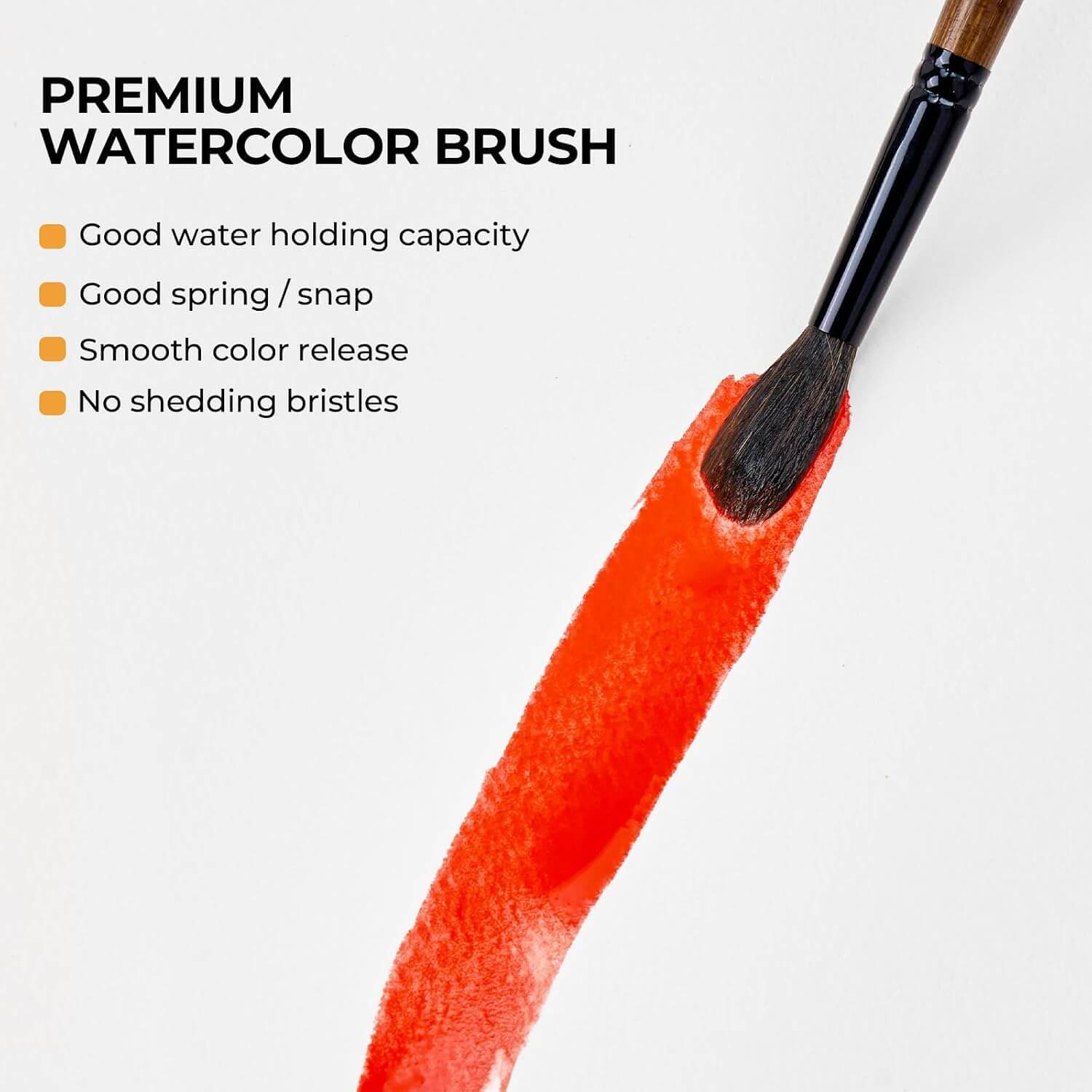 24 Colors Semi-Moist Watercolor Paint Box Set with Cotton Paper & Brushes