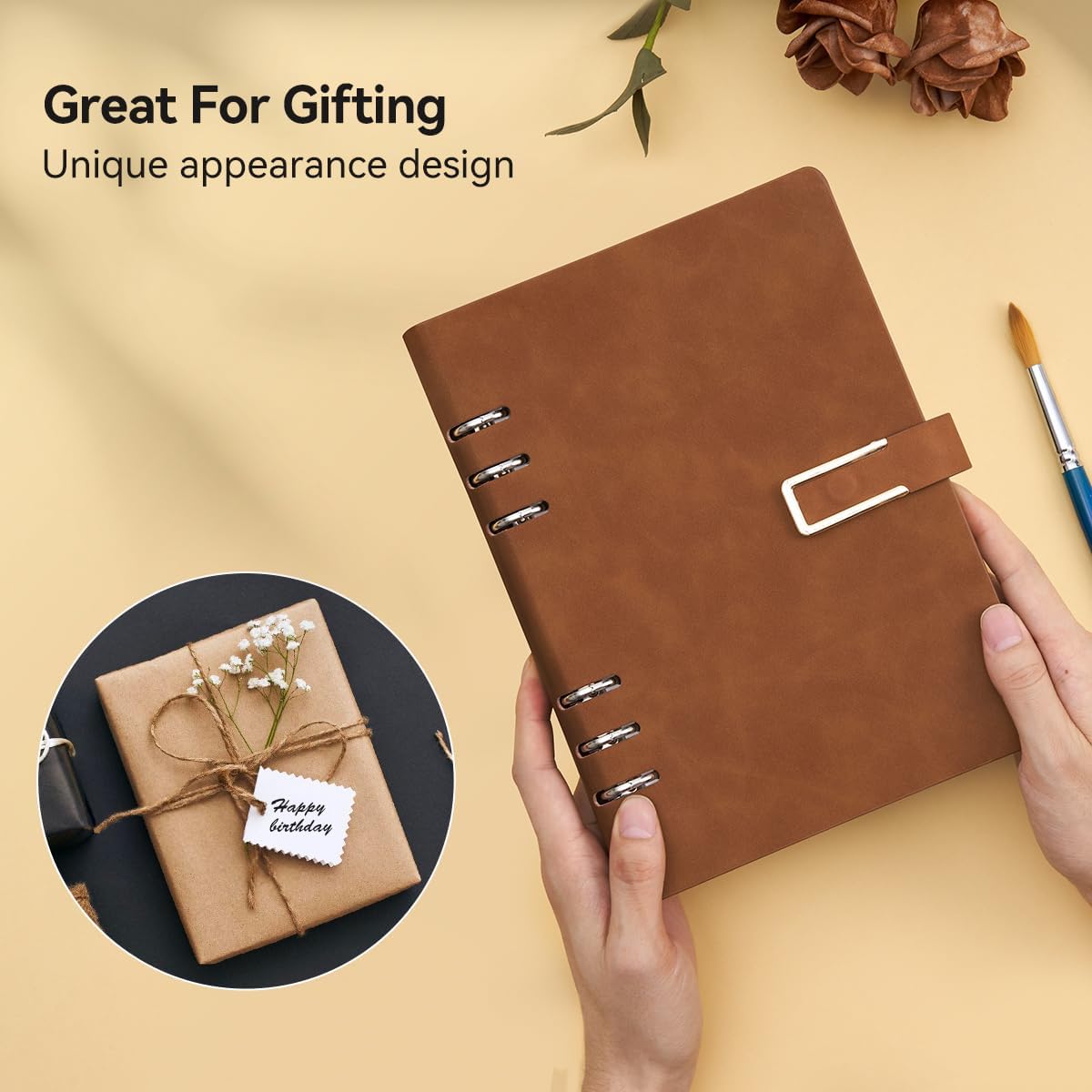 Lightwish Watercolor Sketchbook,100% Cotton Acid Free Watercolor Journal,300gsm/140lb Cold Press Watercolor Paper for Artists,Adults,Students,20 Sheets,9.25 * 6.3 Inches