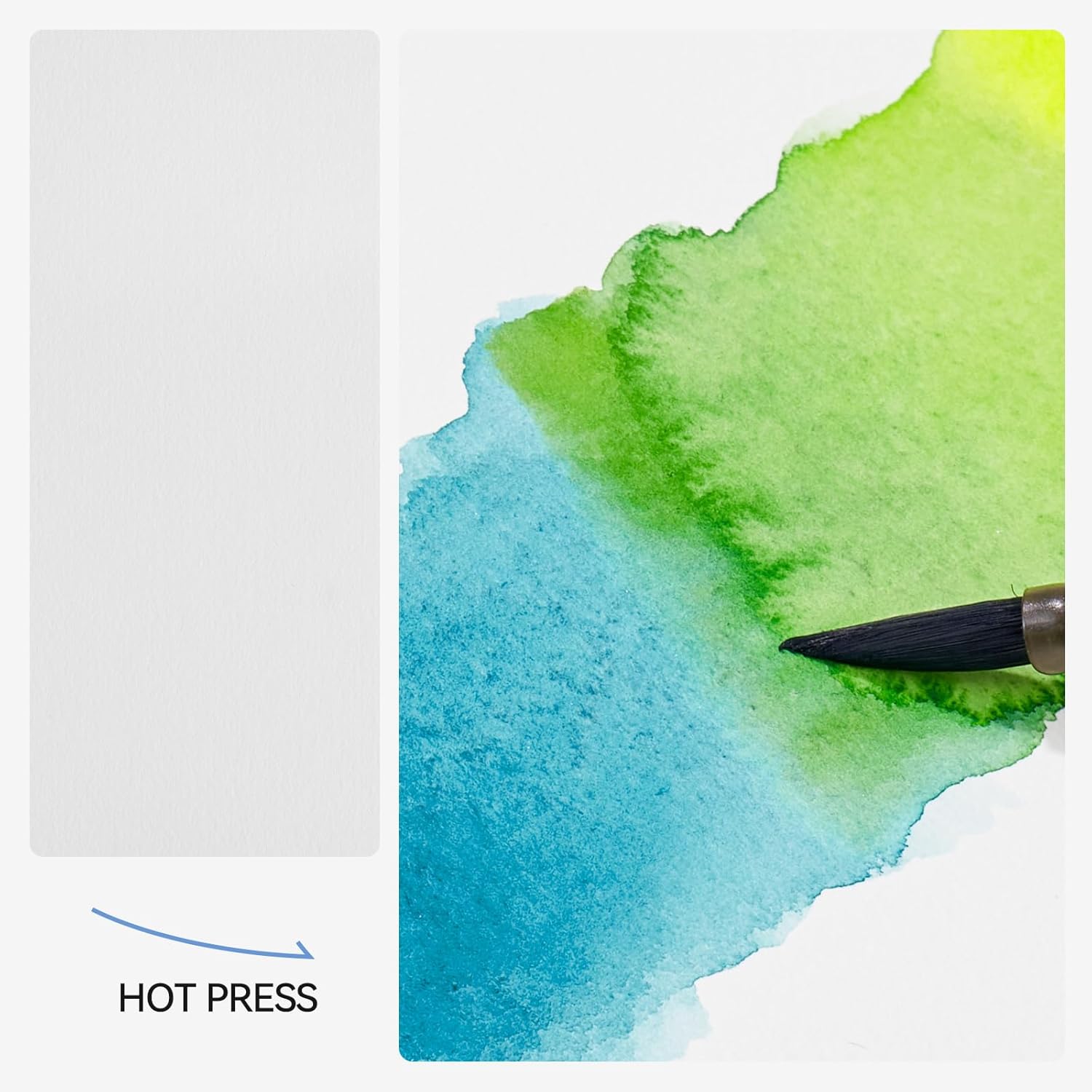 Lightwish Watercolor Sketchbook,100% Cotton Acid Free Watercolor Journal,300gsm/140lb Hot Press Watercolor Paper for Artists,Adults,Students,20 Sheets,Paper 5.8 * 8.2 Inches(A5)