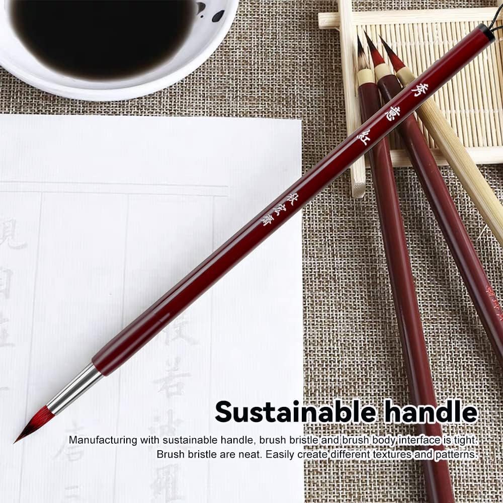 Pinceaux à aquarelle, pinceau rond professionnel, parfait pour la peinture artistique, les fournitures d'art, l'illustration (Brush XY09) 