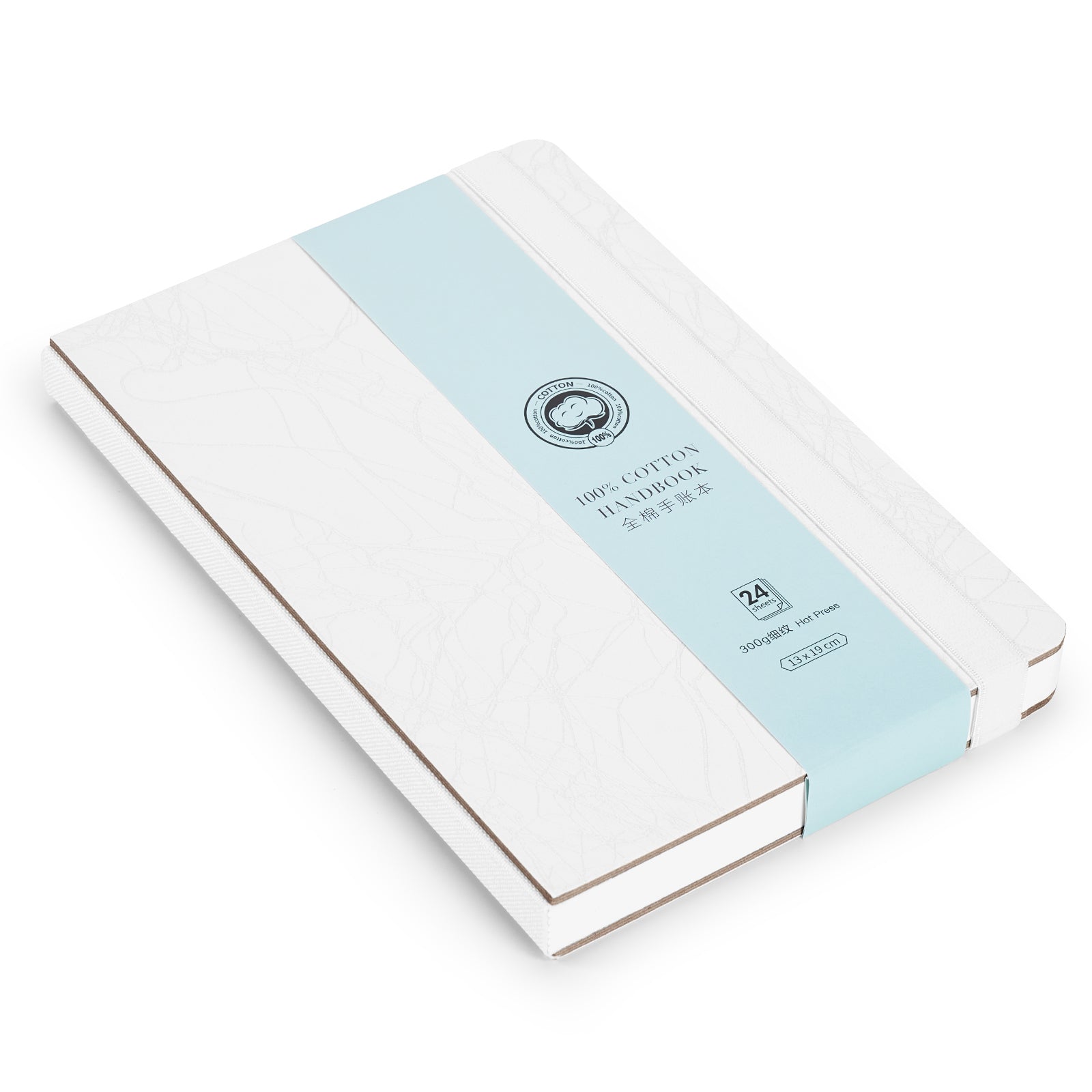 POTENTATE Zunjue Zunjue Watercolor Paper Watercolor Account Book 32K Fine Line White Book 24 Sheets