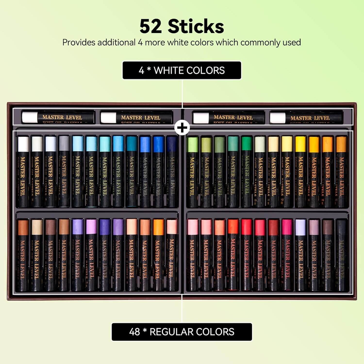 LIGHTWISH Professional Soft Oil Pastels Collection(48 / 77 / 100 Colors)