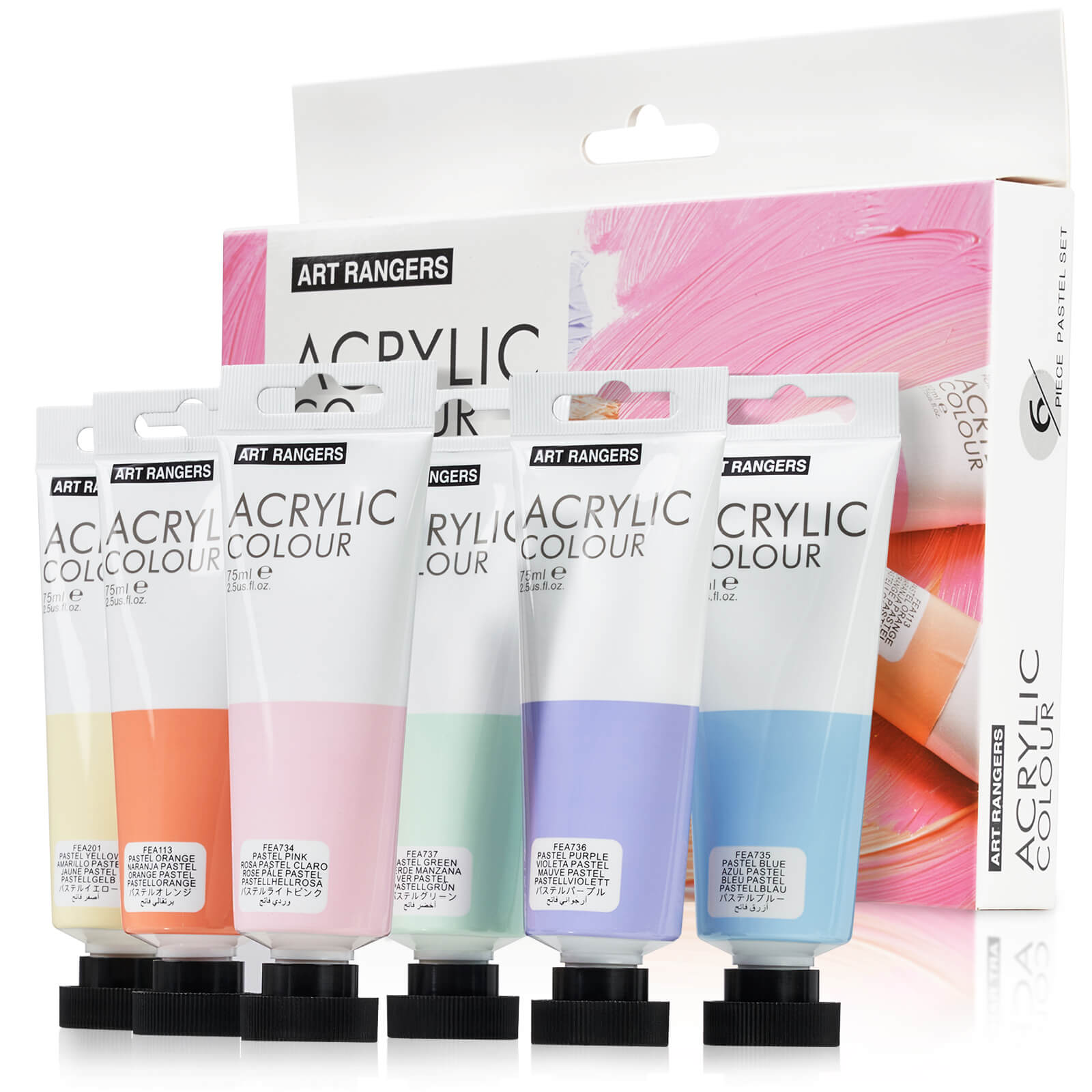 Lightwish Acrylic Paint Set Macaron Colors