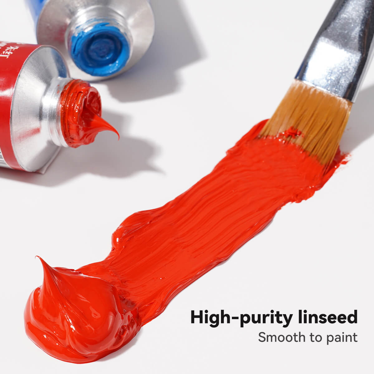 Peinture professionnelle à base d'huile Paul Rubens 20 couleurs * grands tubes de 50 ml, avec une saturation élevée, une texture crémeuse et une consistance