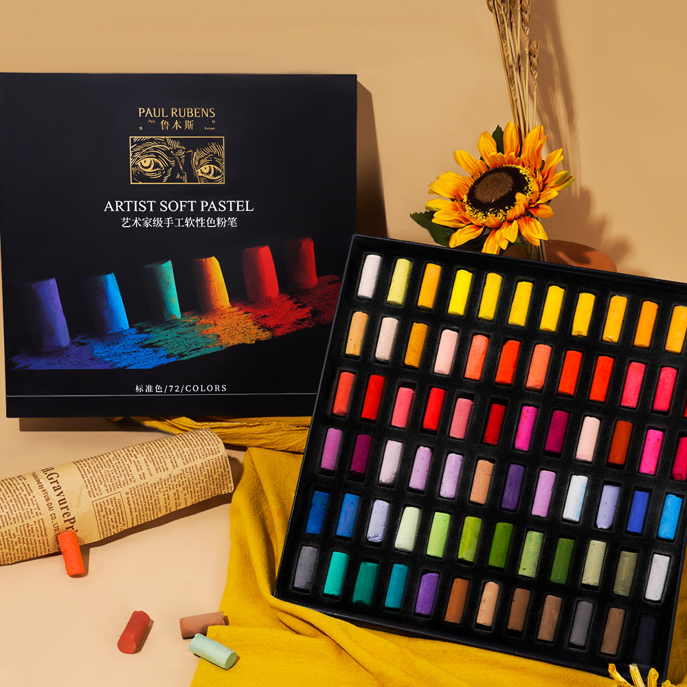 Paul Rubens Professionnel Fait Main 72 Couleurs Vibrantes Pastels Doux 